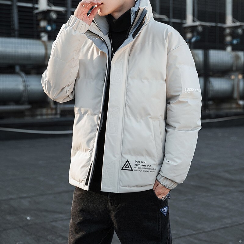 2020 kurtka zimowa mężczyźni Streetwear Hip Hop Parka dla mężczyzn gruby ciepły wiatroszczelny płaszcz z podszewką odzież sportowa płaszcz mężczyźni: Khaki / M