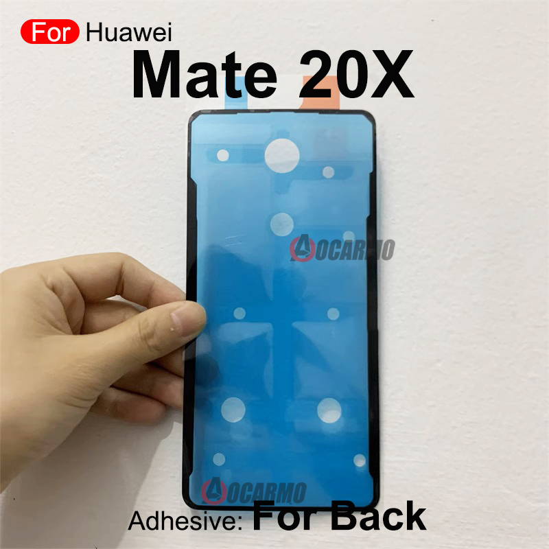For Huawei Mate 10 20 30 40 Pro Rear Door Housing Mate 20Pro 30Pro Back Cover Adhesive Sticker Tape Glue Replacement: black