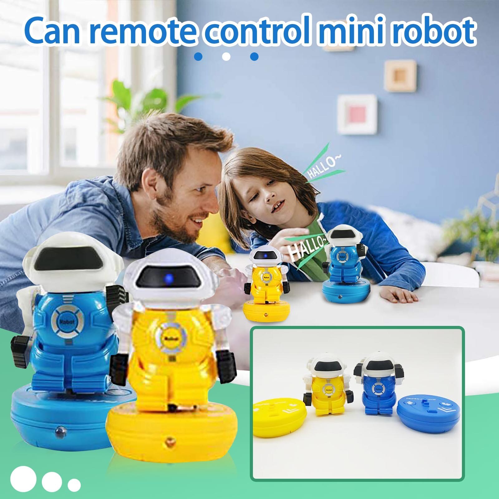 Mini Robot télécommandé pour enfants, jouet électrique, mignon et amusant, à la , amélioration de l'intelligence