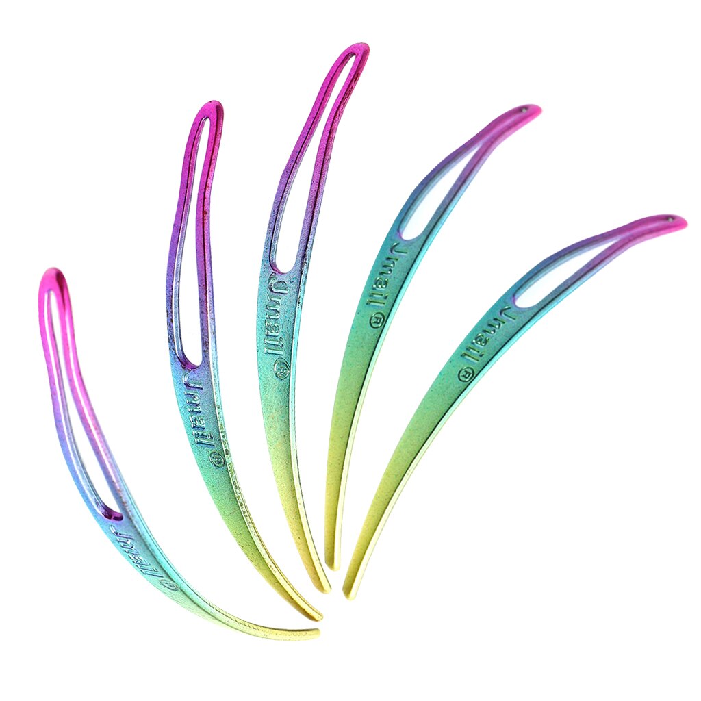 5 Pieces Interlocking Tool Dreadlocks Tool Kit Sisterlock Crochet Needle Curved Hair Braiding for Maintaining Your Dreadlocks