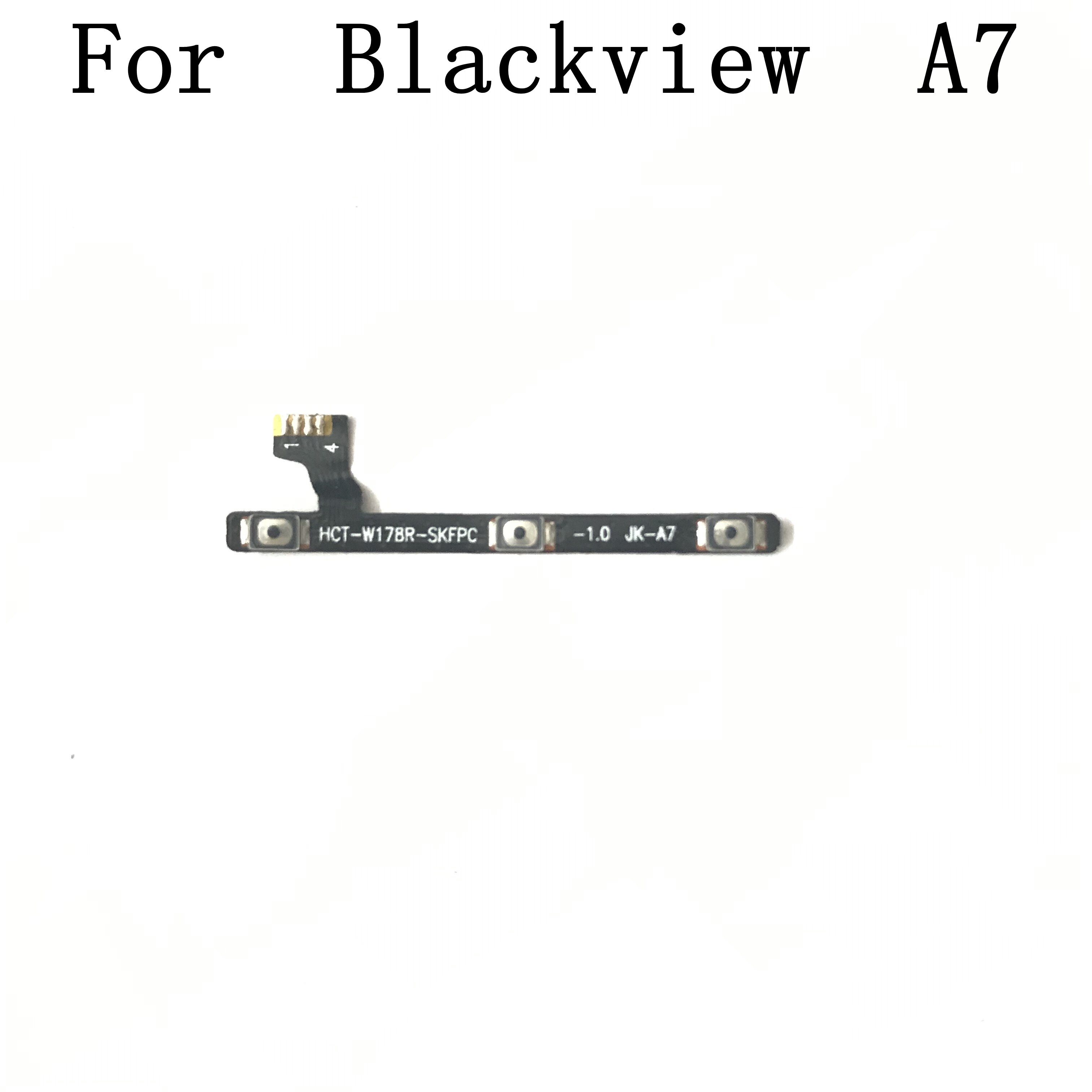 Blackview A7 Used Power On Off Button+Volume Key Flex Cable FPC For Blackview A7 Repair Fixing Part Replacement