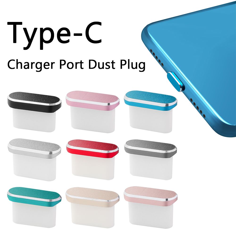 Type-C Charger Port Dust Plug Stopper Cap Cover USB C Interface Protector for Samsung Galaxy S21 S20 Huawei P40 Xiaomi 11/10