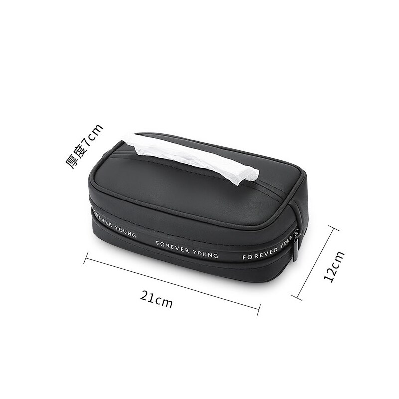 Mitsubishi Pajero accessories Leather Tissue Storage Box Pajero Pinin io Full Montero v73v75v77v87v9395v97v98 Decoration