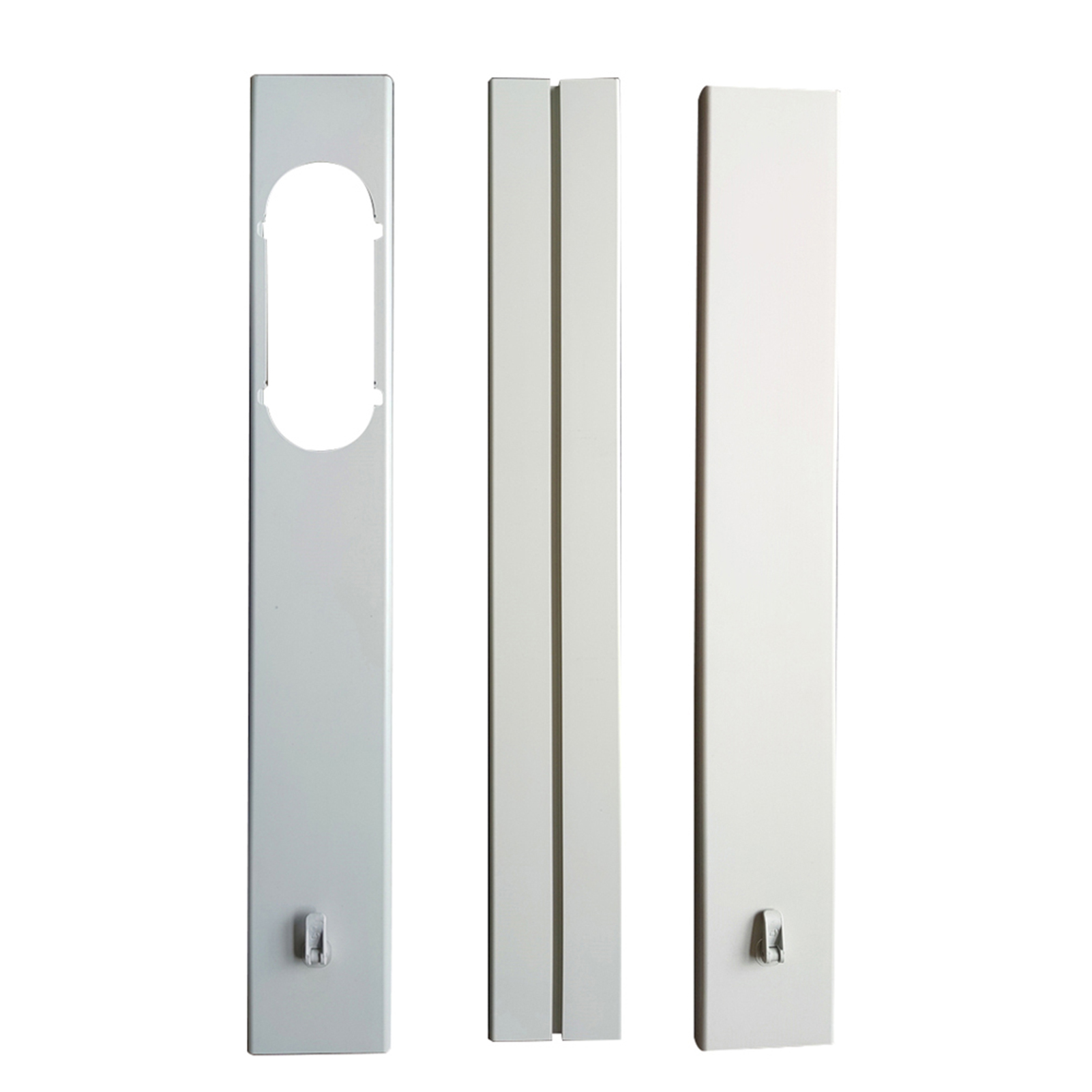 Adjustable Window Adapter Portable Window Sealing Plate Kit Plate Extractor Hose Kit Window Splint Baffle for Air Conditioning: 1.9m