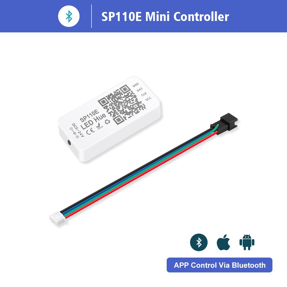 WS2812b LED Streifen Licht Controller Bluetooth SP105E SP110E Wifi SP108E SP501E SP601E Musik SP107E SP611E WS2811 SK6812 Lichter: SP110E