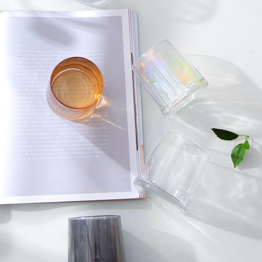 Whiskey Glass, Kitchen Heavyweight Water Glass,Ins Wind ,6 Colour, Water Cup, Juice Glass ,Wine Glass ,Drinking Cup