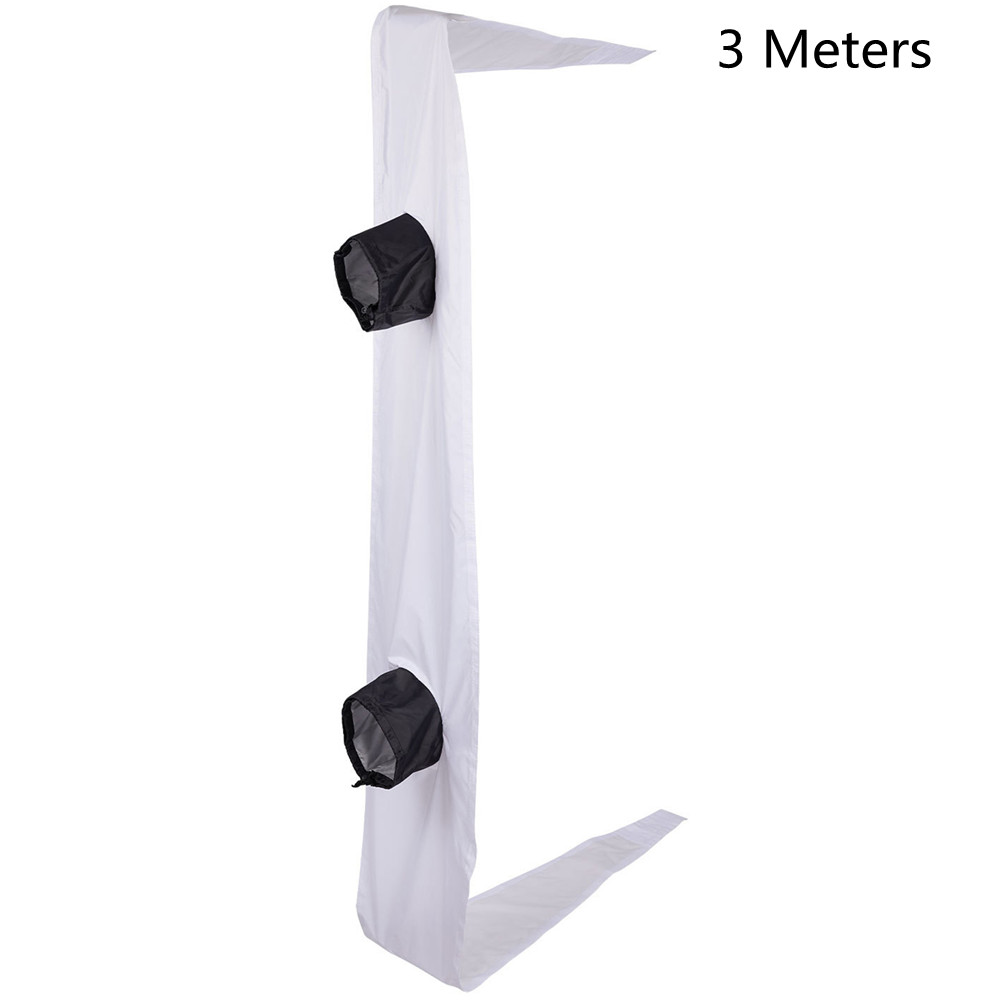 Universelle Fensterdichtung, Stoffplatte, Fensterdichtung für tragbare Klimaanlage, 300/400 cm, flexibel Stoffdichtungsplatte, Fensterdichtung: Licht Gelb