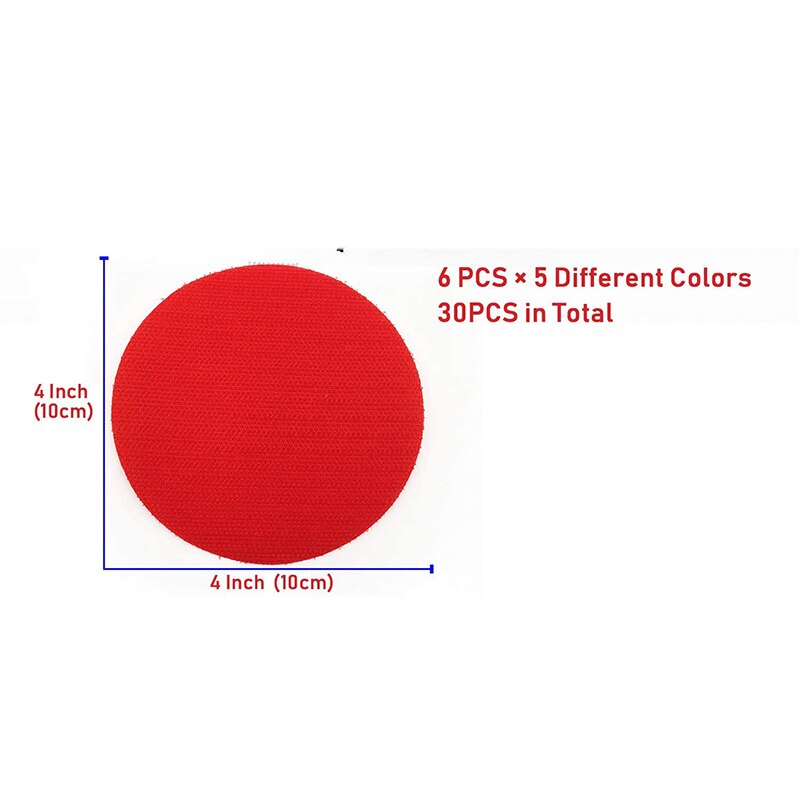 30PCS Carpet Spot Markers Carpet Circle Spots Markers Floor Sit Spots Circles Sitting Markers Dots for Kids Classroom