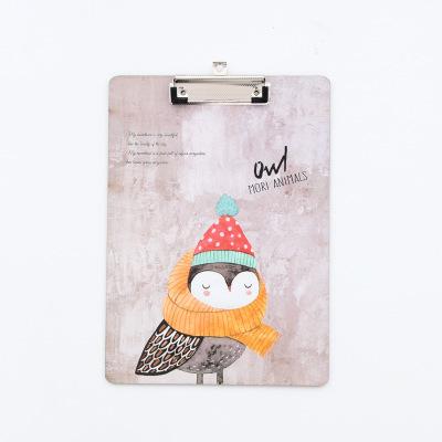 Kantoor w dier recht board clip spalk Kawaii klembord contract clip boek A4 Plastic Map: 10