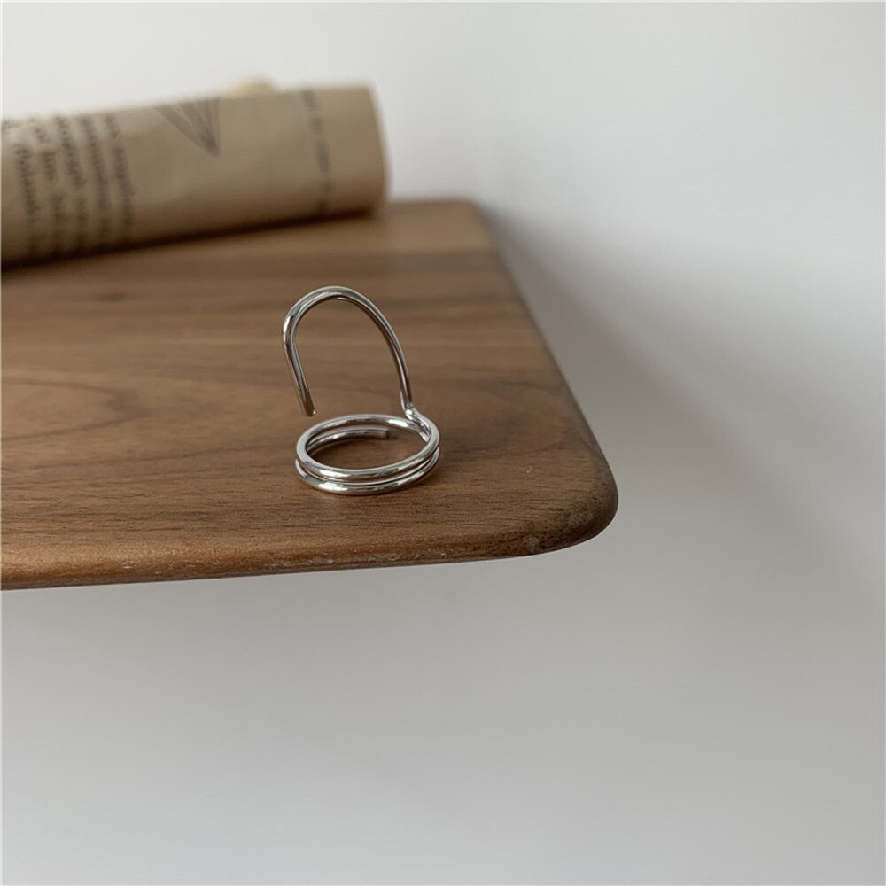 Anillos góticos de Metal para uñas finas para mujer, cubierta protectora diaria para la punta del dedo, joyería de