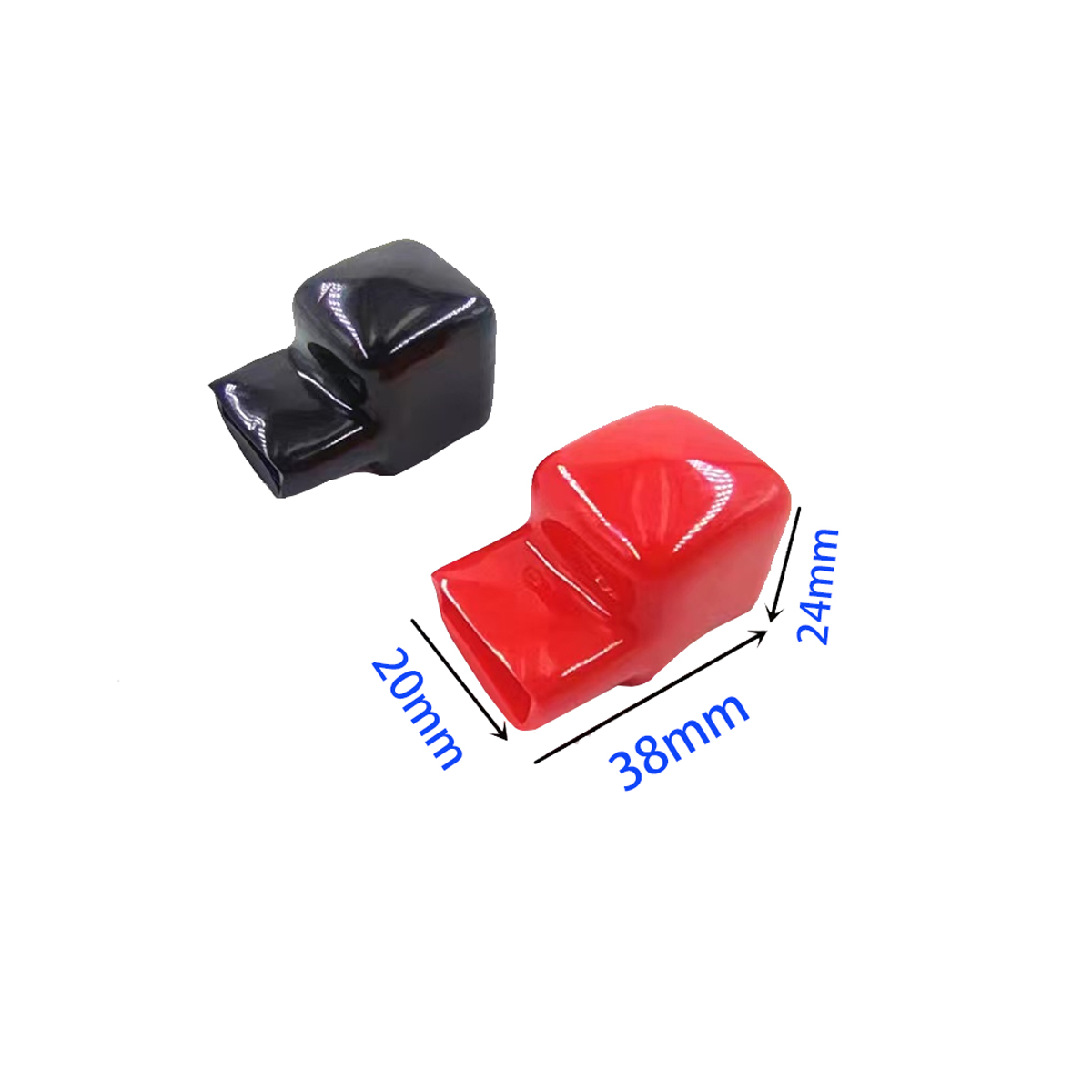 16Pcs Loose Protector Bus Bar Battery Terminal Insulation Cover Battery Flexible busbar PVC Isolation Cover Terminal 230Ah 280Ah