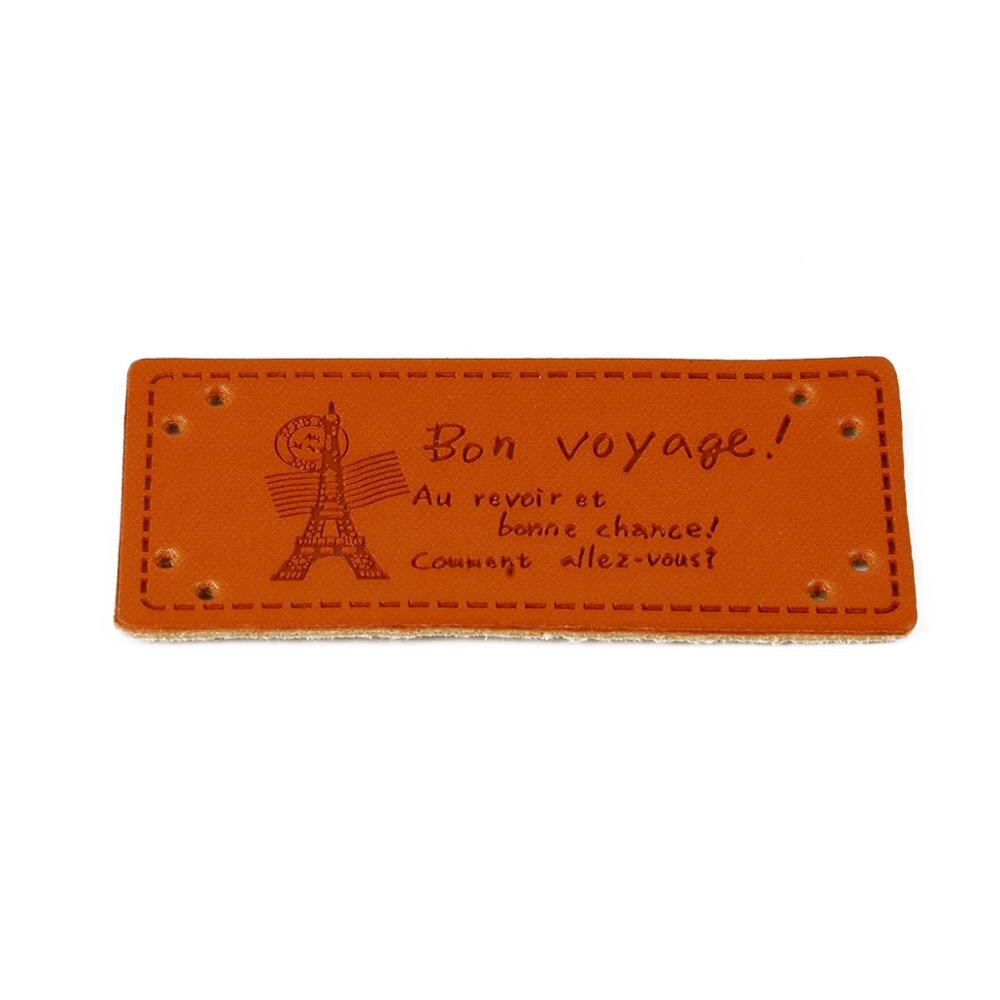 10 stuks letterpatroon pu-leren labels rechthoekig reliëflabel diy vlaglabels voor kleding, schoenen, tassen, kleding, naaiaccessoires: Stijl 04