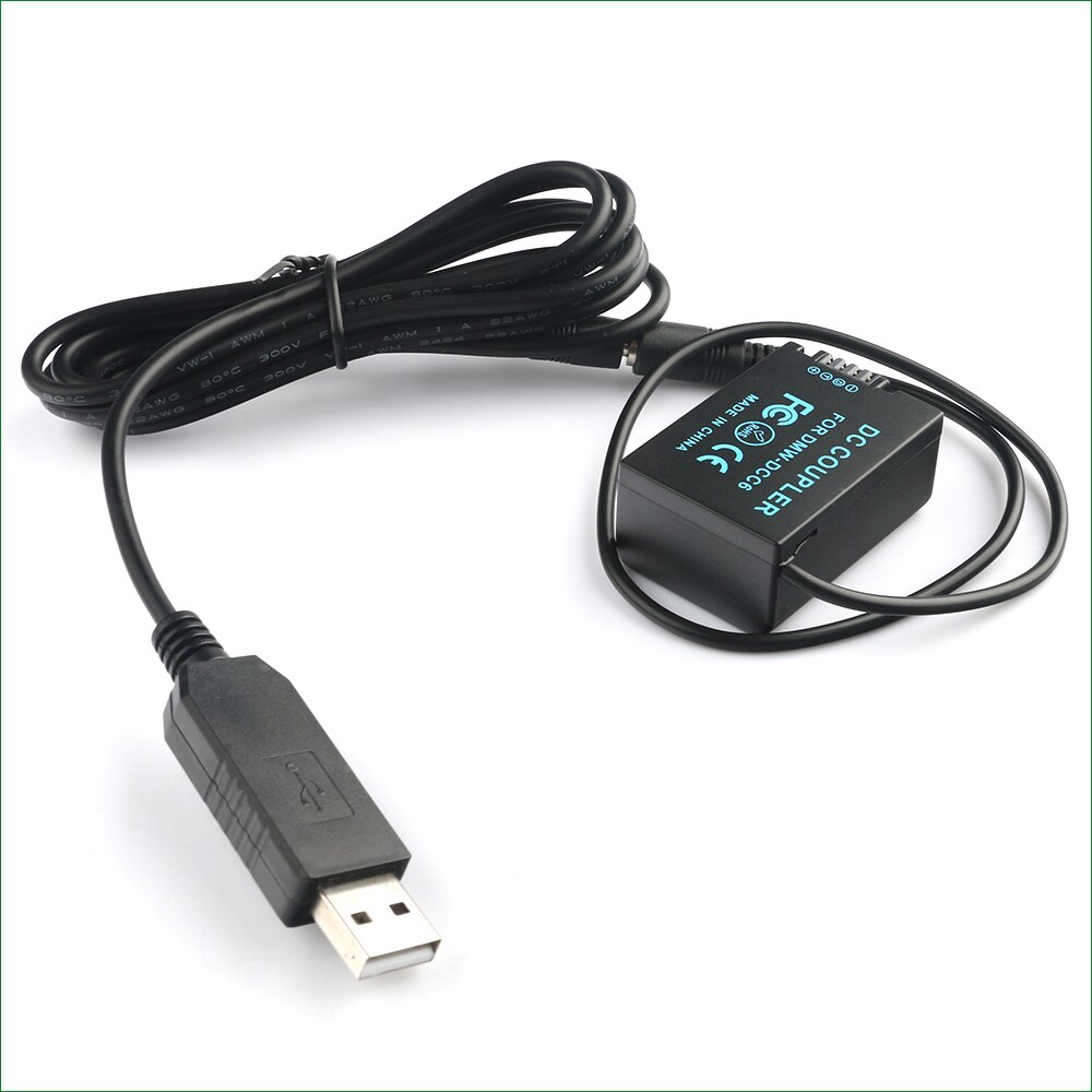 DMW-BMB9 Dummy Battery DMW-AC8 DMW-DCC6 DC Coupler for Panasonic DC-FZ80 DC-FZ81 DC-FZ82 DC-FZ83 DC-FZ85
