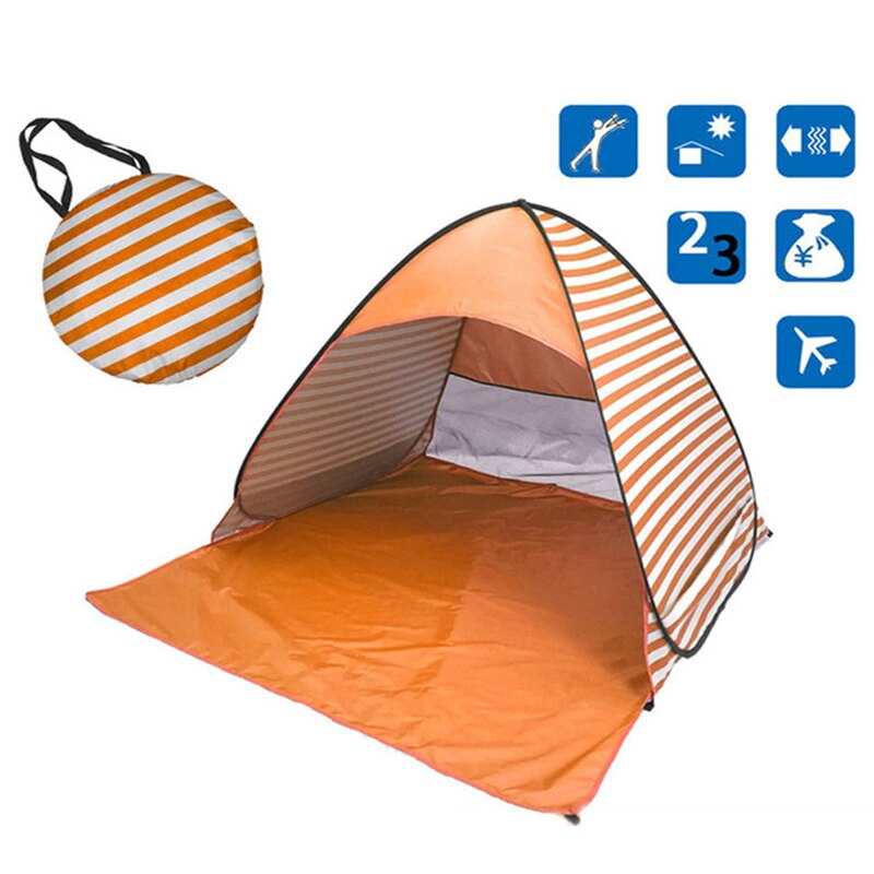 1 - 2 Person Strand Zelt Ultraleicht Klapp Zelt Pop Up Automatische Offenen Zelt Familie Tourist Fisch Camping Sonne Schatten zelt X109D: color 13