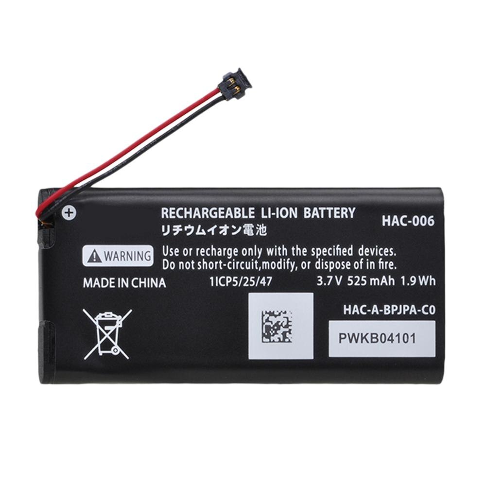 2X525Mah HAC-006 Batterij Voor Nintendo Switch Ns Vreugde-Con HAC-BPJPA-C0 HAC-015/016 HAC-A-JCL-C0 HAC-A-JCR-C0 Controller gamepad