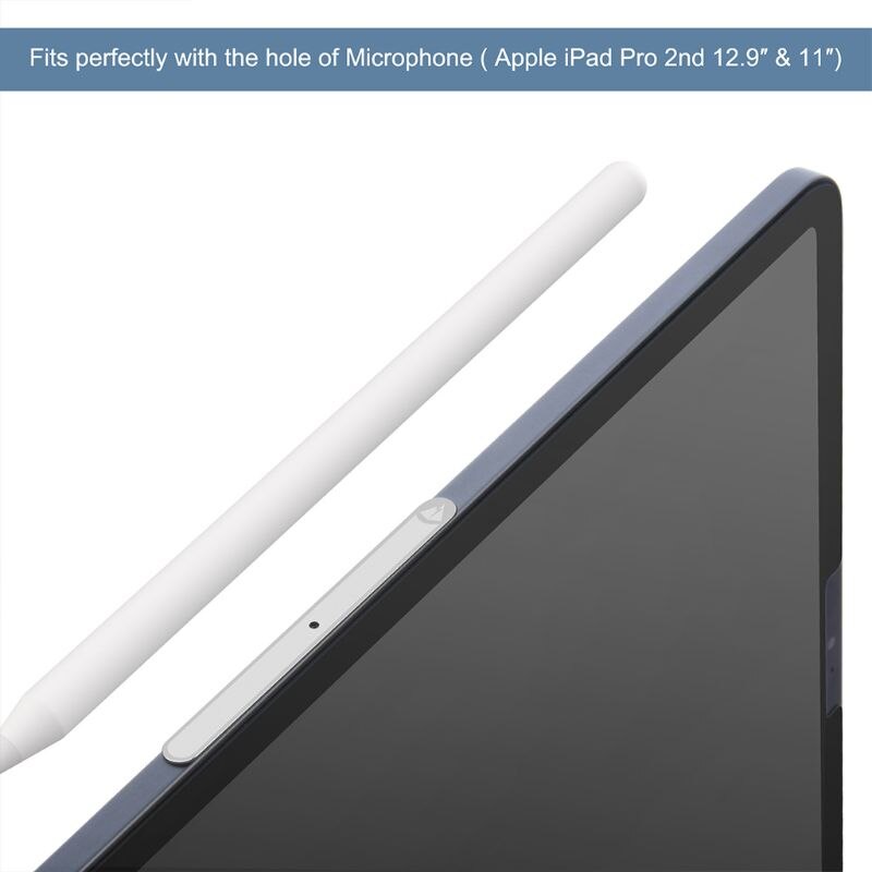 1 sæt selvklæbende magnetisk metalplade pen klistermærker cover holder greb til æble blyant 2nd tilbehør