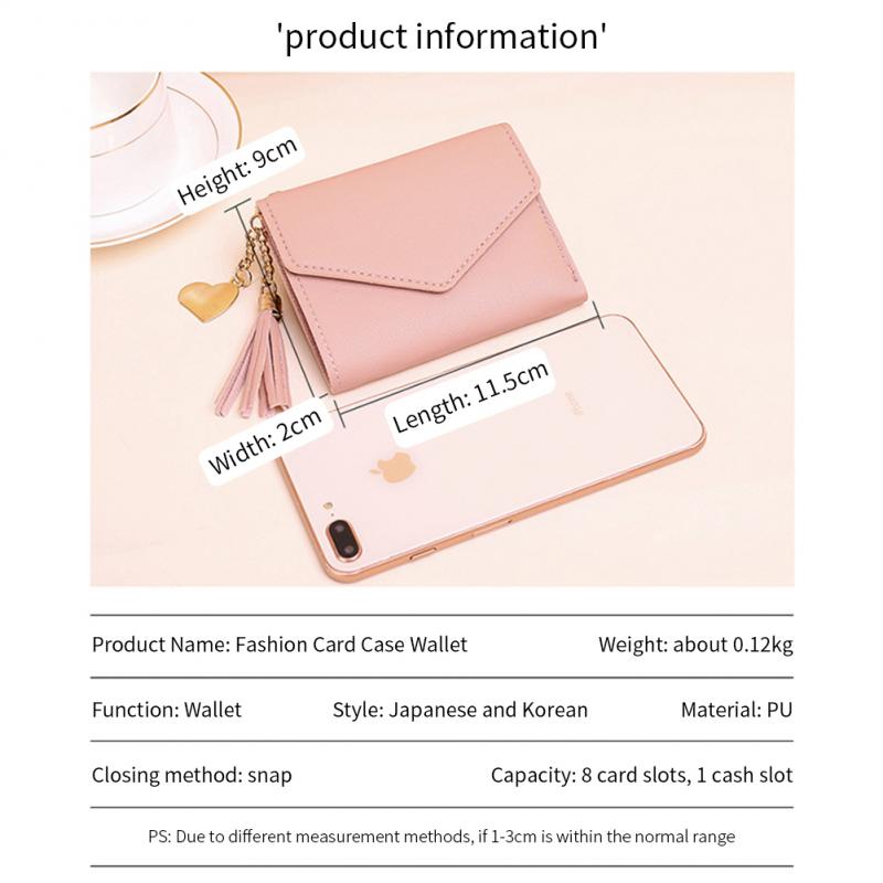 Damepung high #39 end mini kort sød kompakt pung pung tegnebøger kortholder lille dame pung kvinde hasp mini clutch