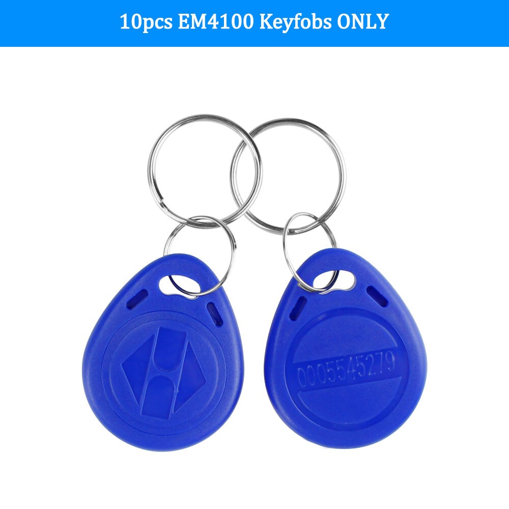 125KHz Access Control Keypad RFID Keyboard Waterproof Access Controller Touch Metal Wiegand 26/34 for Door Access Control System: 10 Keys ONLY