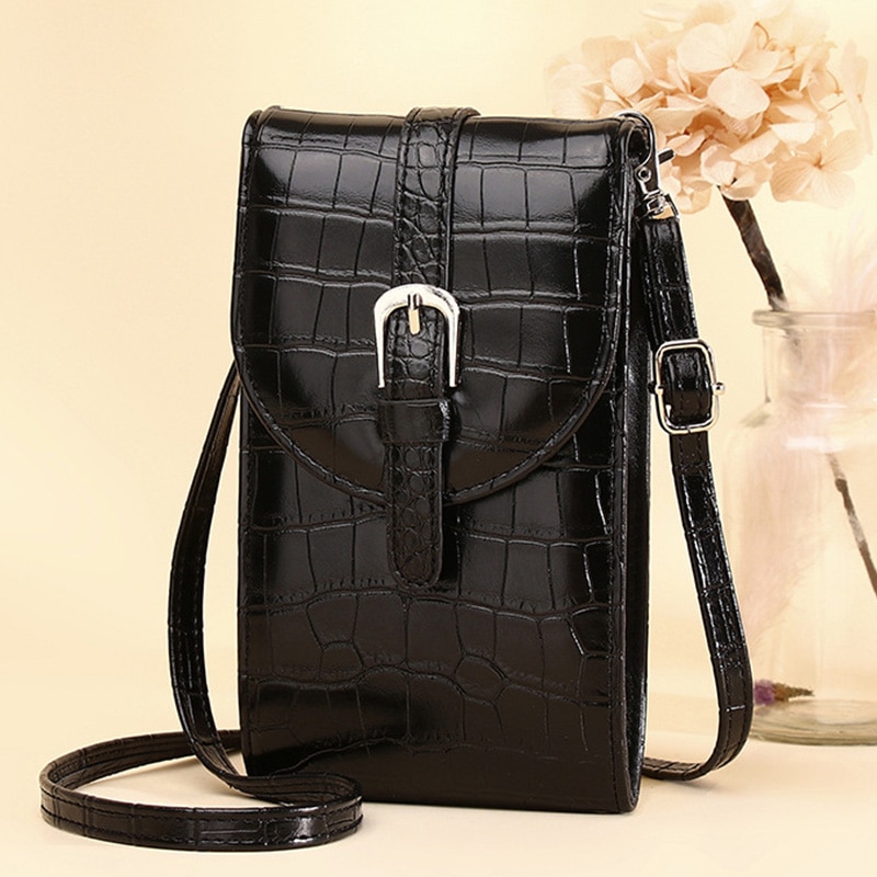 Mini crossbody tasker kvinder mobiltelefon taske dame pung blød læder klap kvindelig lille messenger skulder taske bolsa sac