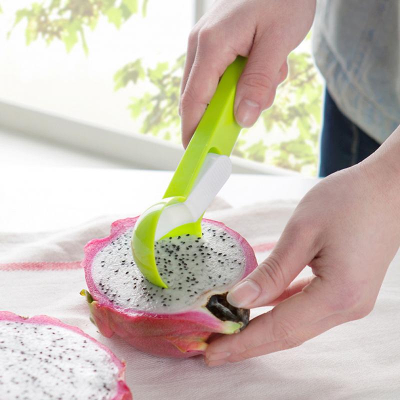 1PC Kitchen tools Ice Cream Spoon Dig Ice Cream Ball Watermelon Meat Digging Fruit Digging Spherical Shape Tools