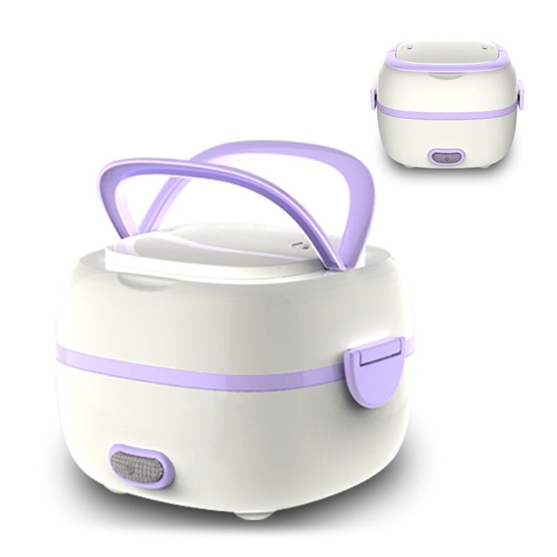 Multifunctional Electric Lunch Box Mini Rice Cooker Food Heater Steamer Cooking