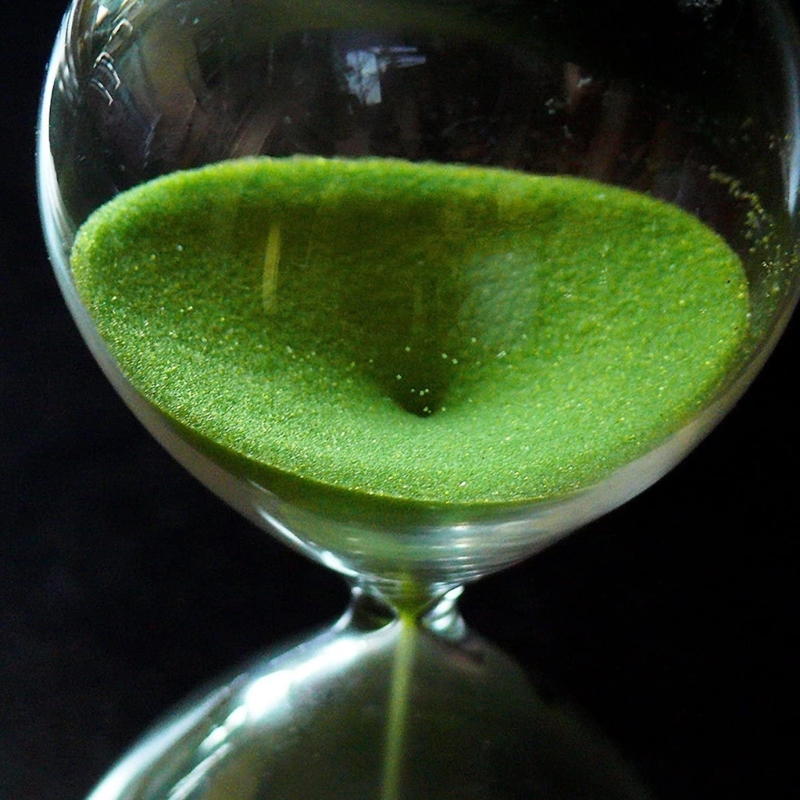 Sabliers en verre 60 minutes pour une meilleure concentration dans l'apprentissage relaxation