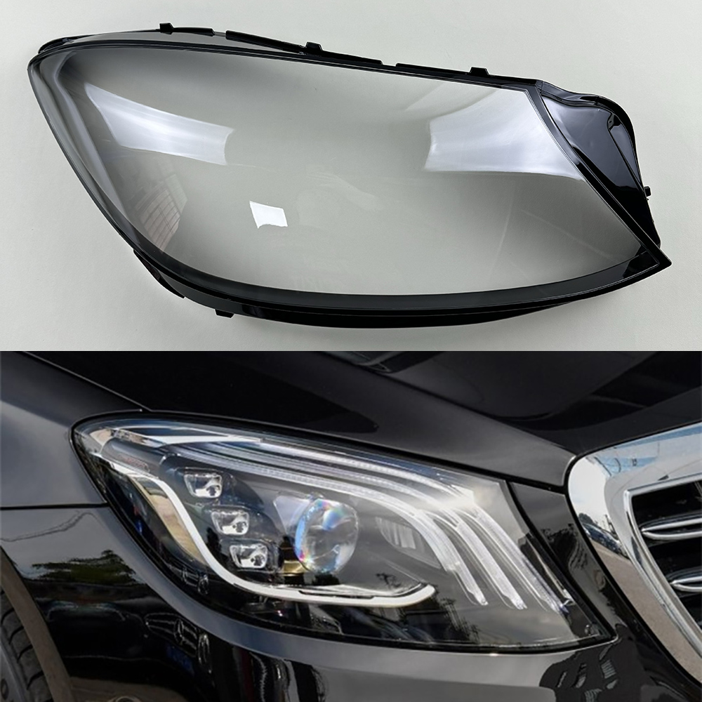 Koplamp Koplamp Transparant Lampenkap Cover Lens Plexiglas Voor Benz S-Klasse W222 S320 S400 S500 S600: Sky Blue