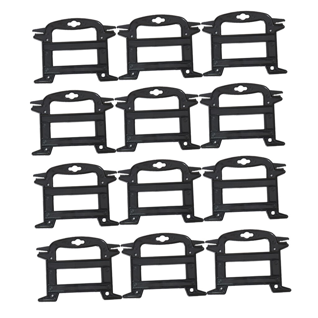 Set van 12 opwindtouwrollen, paracord organizer voor het opbergen van parachutekoord, draad en vislijn - voorkomt klitten en knopen