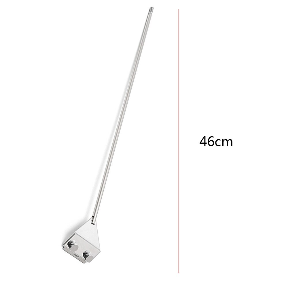 1 Piece Aquarium Window Cleaner Seaweed Scraper Fish Tank Glass Cleaning Brush Stainless Steel Cutter: Size A