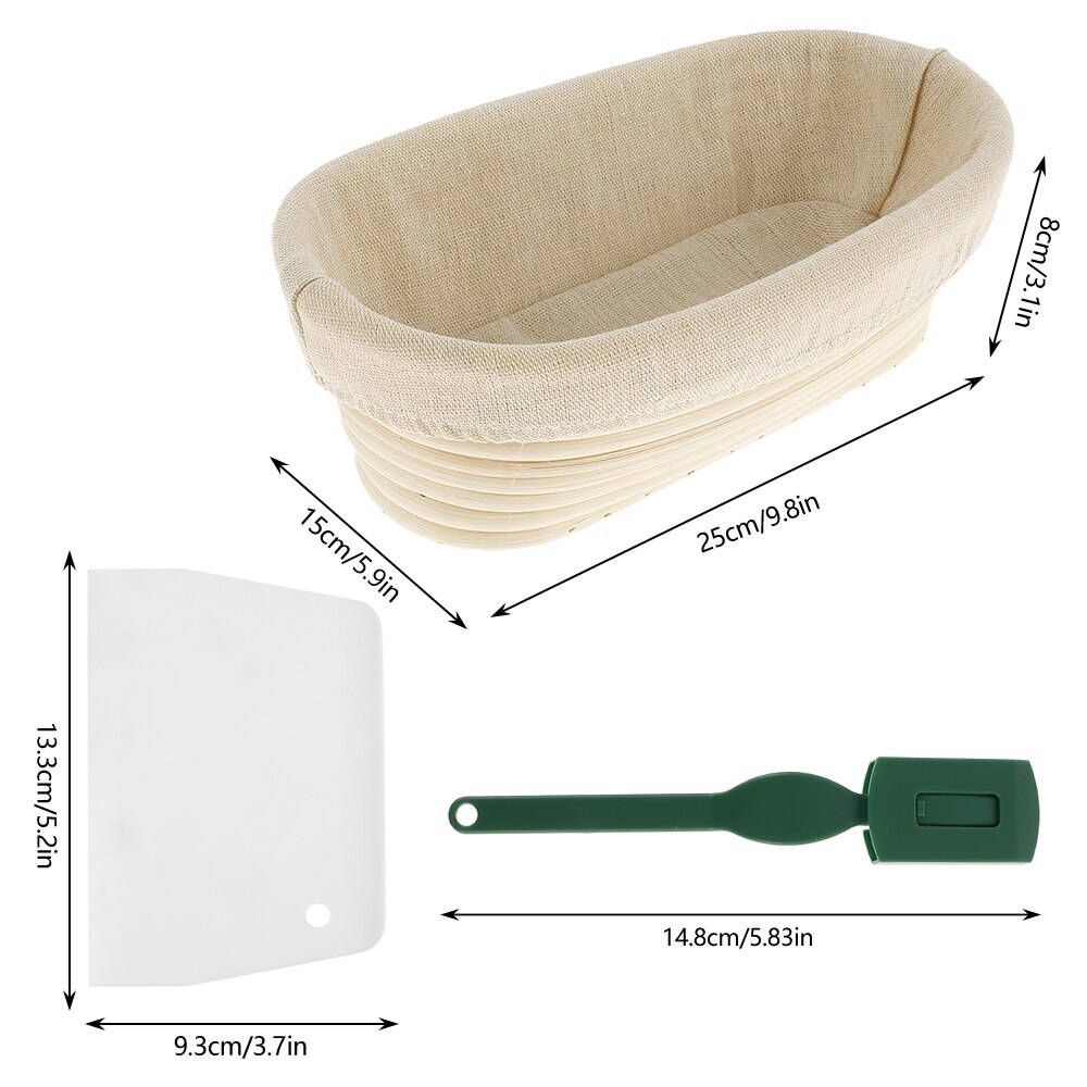 Rattan Banneton impregnowanie koszyk na chleb okrągły/owalny robić pieczenia ciasta patelnie fermentacja ciasto kwasoodporne impregnowanie kosze