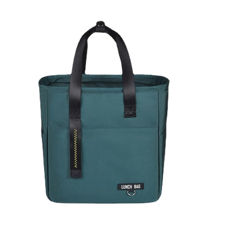 Insulated Bento Lunch Box Thermal Bag Large Capacity Food Zipper Storage Bags Container Cooler Travel Picnic Handbags: S / Red