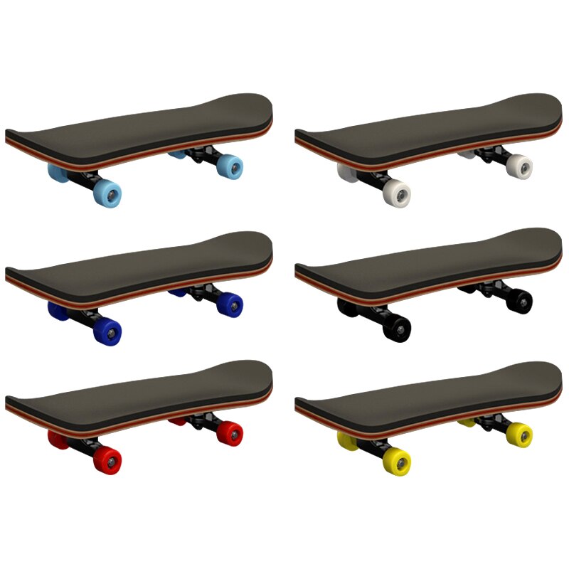 1 Set Holz Griffbrett Skateboard Kinder Deck Sport Spiel Ahorn Neuheit Finger Spielzeug für Erwachsene Kinder 6 Farben Neue