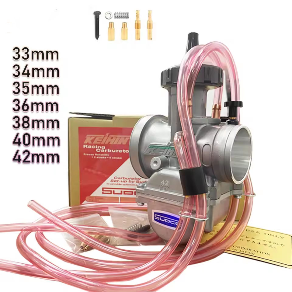 KEIHIN 2T 4T Scooter ATV UTV 250CC 300CC 350CC 400CC Engine Motorcycle PWK 33mm 34mm 35mm 36mm 38mm 40mm 42mm Carburetor