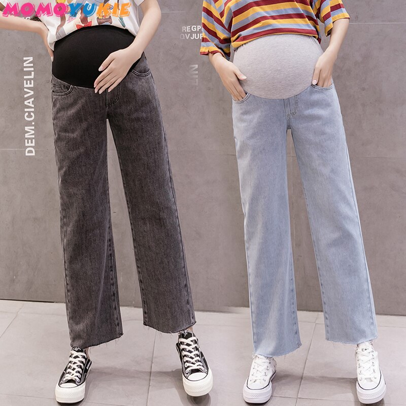 Boyfriend jeans zwangerschap wijde broek voor zwangere vrouwen broek casual losse jeans zwangerschapsbroek zwangerschapskleding