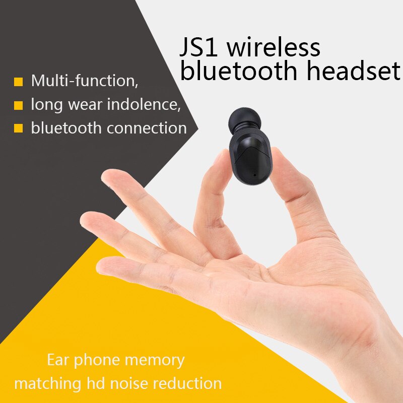JS1 Bluetooth 5.0 Draadloze Koptelefoon LED Power Digtal Display Stereo Automatische Pairing Sport Waterdichte Headset Met Lading Doos