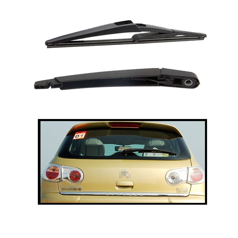 Bras d'essuie-glace arrière et lame d'essuie-glace, pour citroën C2 2003 2004 2005 2006 2007 , 1 commande