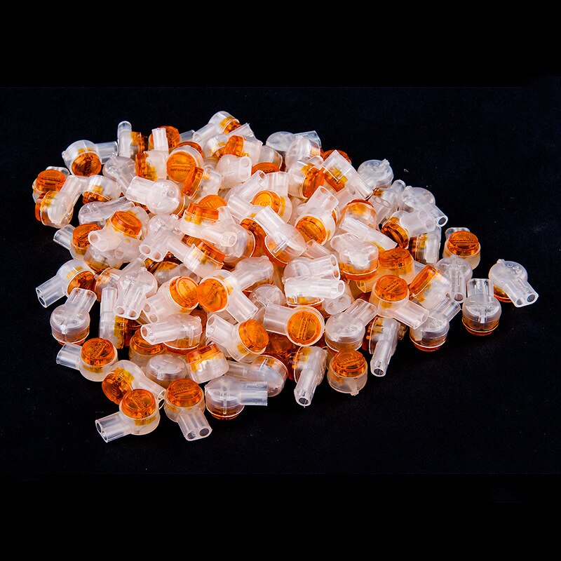 Rj45 Connector Crimp Connection Terminals K1 Connector Waterproof Wiring Ethernet Cable Telephone Cord Term 180/100/60/20Pcs: 60Pcs