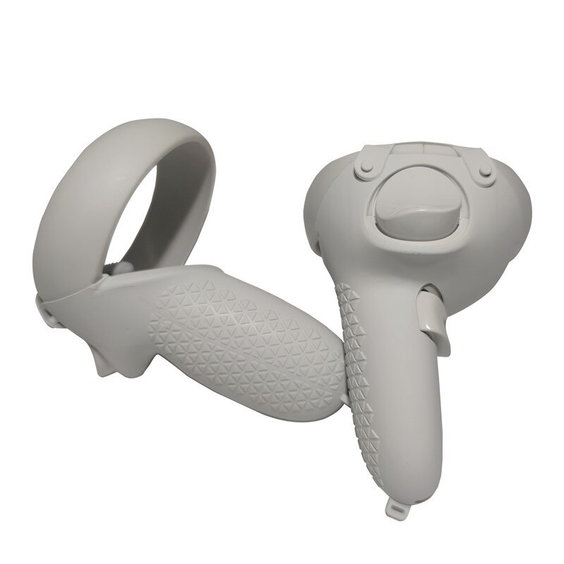 Cuscinetto di copertura per maschera per gli occhi in Silicone morbido con blocco della luce per Oculus Quest 2 VR Controller maniglia protettiva Grap Strap Sleeve per dom2