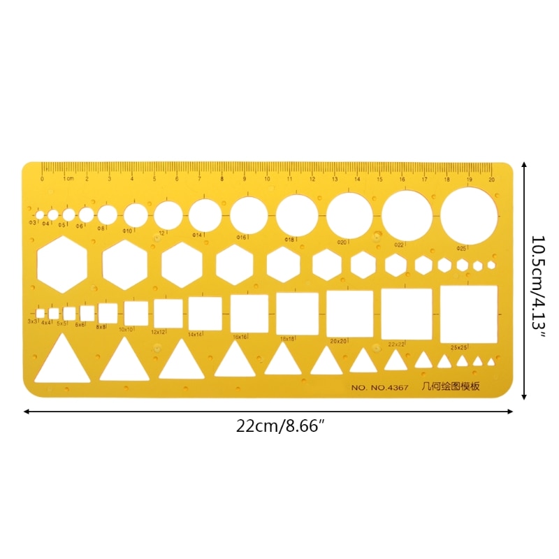 B-SKIN K Resin Circles Squares Triangle Geometric ... – Vicedeal