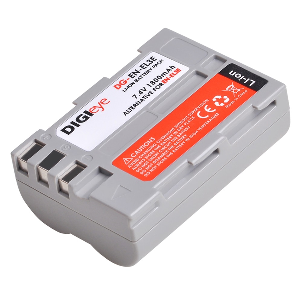 EN-EL3e EN EL3E EL3 Battery + LED Dual USB Charger for Nikon D50, D70, D70s, D80, D90, D100, D200, D300, D300S, D700 Camera