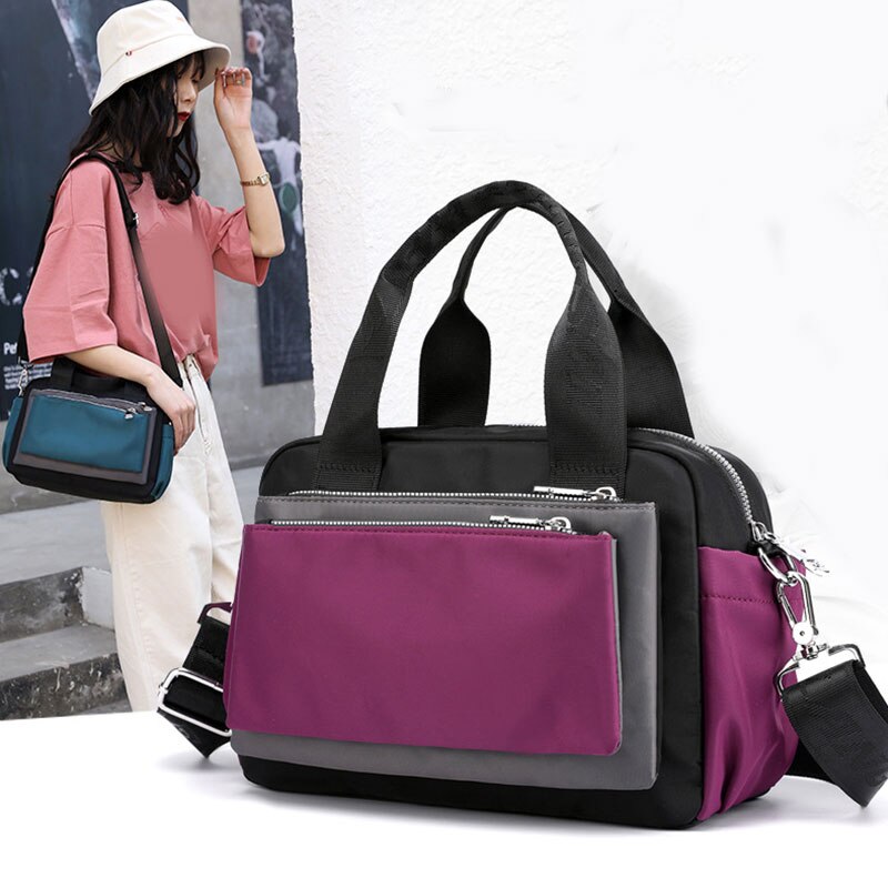 Vrouwen Handtassen Grote Capaciteit Schoudertas Waterdichte Duurzaam Nylon Handtas Vrouwelijke Dagelijkse Crossbody Tassen Bolsa Sac A Main