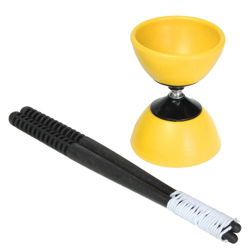 Tazón grande Diabolo + palos de plástico-YoYo chino juego de malabarismo: Default Title