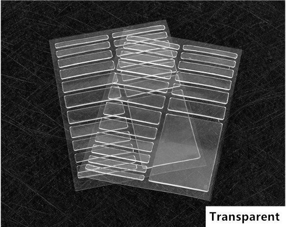 19 stks/set 4 Kleuren DIY Transparante Basis Ring Maat Richter Guard Tightener Reducer Sieraden Tools & Uitrustingen: Clear