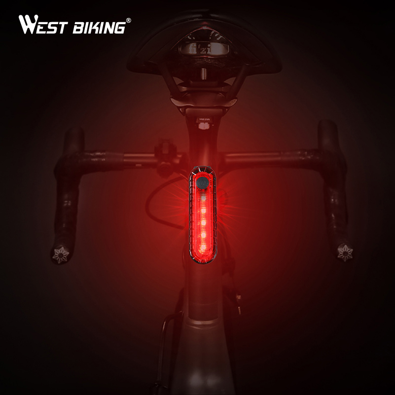 West Fietsen Fietslicht Fiets Licht Achter Fiets Lantaarn Waarschuwing Oplaadbare Flash Light Voor Fiets Lamp Fiets Accessoires