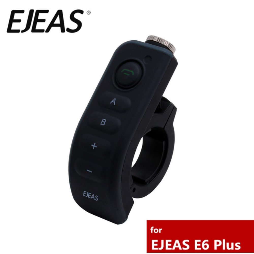 Originele Ejeas Accessoires Motorfiets Stuur Afstandsbediening Voor E6 + E6Plus Bluetooth Helm Intercom Interphone Headset
