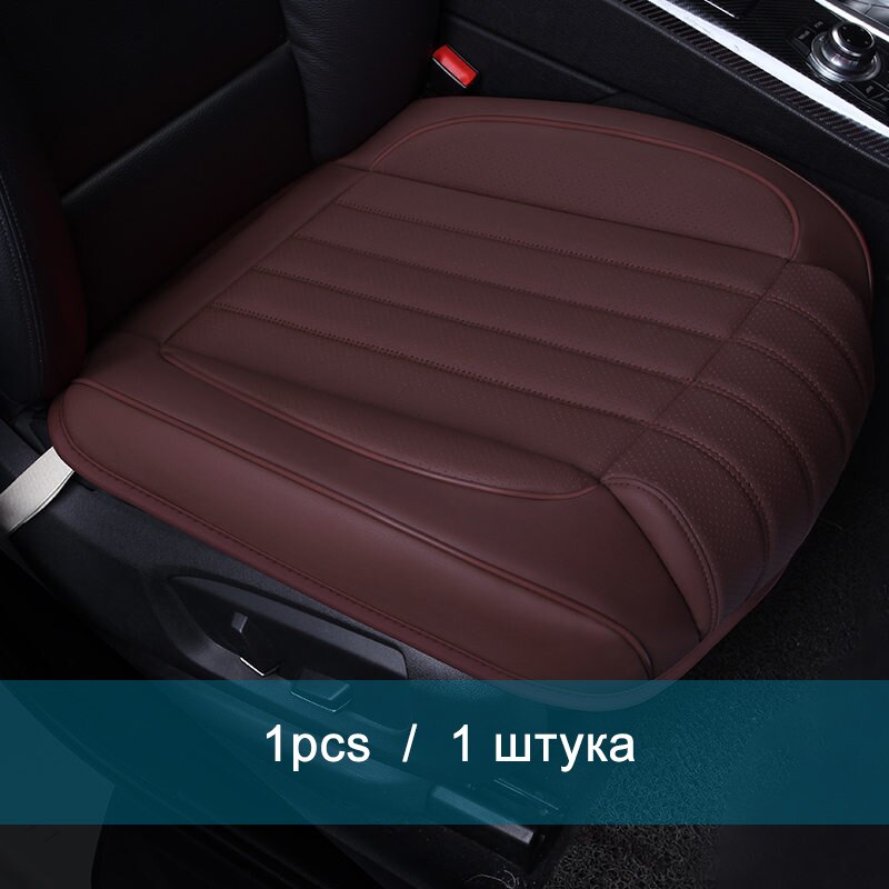 Ultra-luksus pu læder autostol beskyttelse autostolbetræk til bmw  e30 e36 e39 e46 e60 e90 f10 f30 x3 x5 x6 f11 f15 f16 f20 f25: 1 stk forbrun