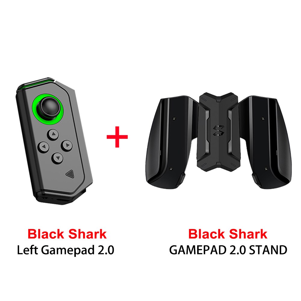 Black Shark-mando para Xiaomi Black Shark 2,0, soporte lateral, Kickstand con mango izquierdo para Black Shark 3/3s/2/Helo: left add holder