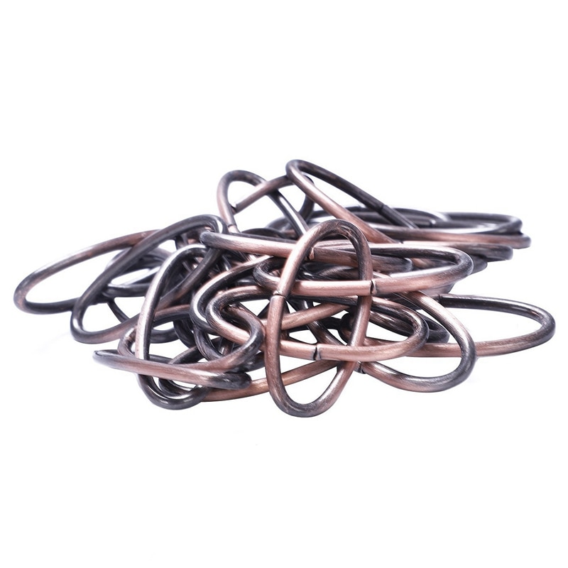 2 stk 1m kraftige kæder til vintage lysekrone hængende lampe, rød bronze & grøn bronze