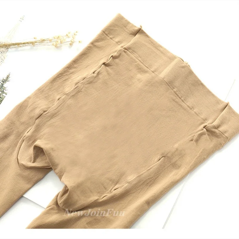 FREEAUCE 120D Women's Plus Large Size Pantyhose XXXL Black White Ladies Tights for Oversize Fat Woman Sexy Sheer Stockings 5XL