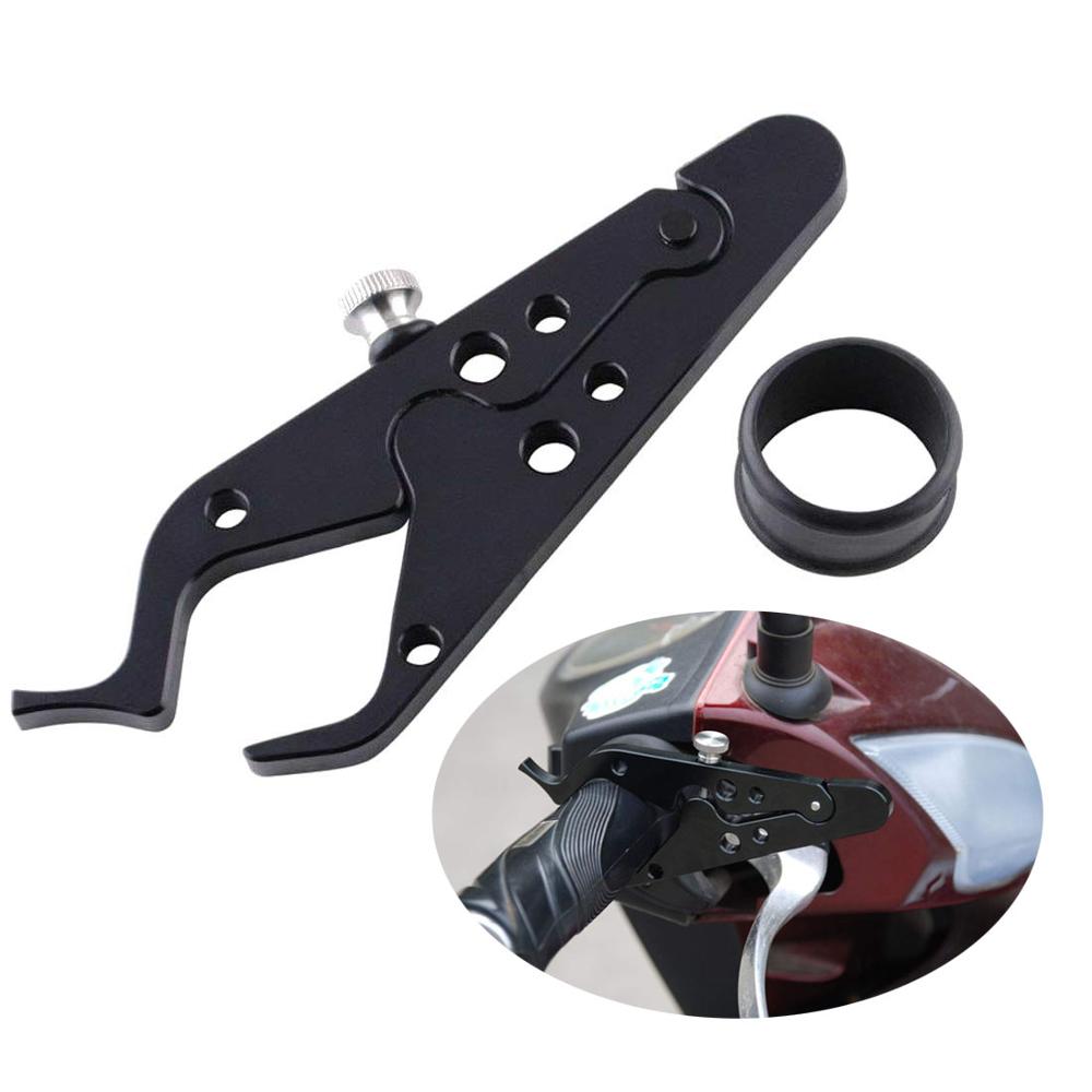 Universal CNC Motorcycle Cruise Control Throttle Lock Assist Motorbike Throttle Control Lock Hand Grips Assist Part
